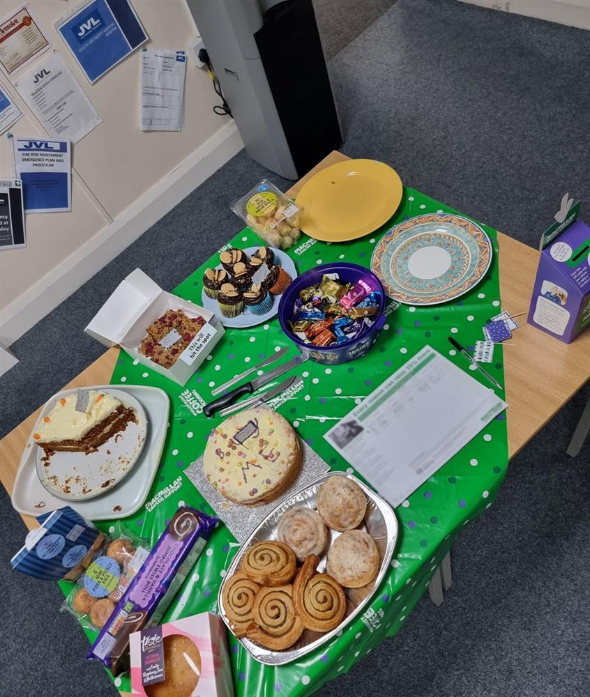 JVL's MacMillan's Coffee Morning Fundraising Event